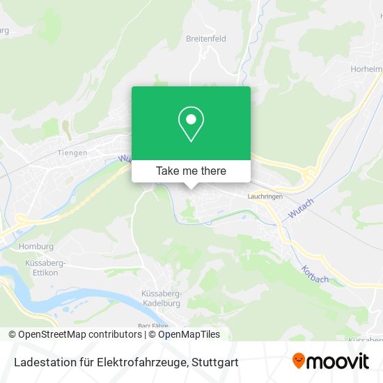 Ladestation für Elektrofahrzeuge map