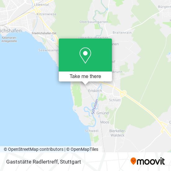 Gaststätte Radlertreff map