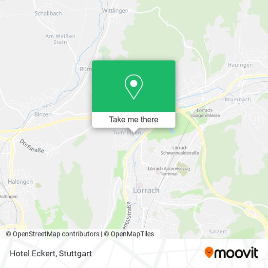 Hotel Eckert map