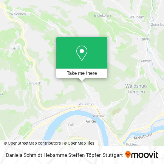 Карта Daniela Schmidt Hebamme Steffen Töpfer