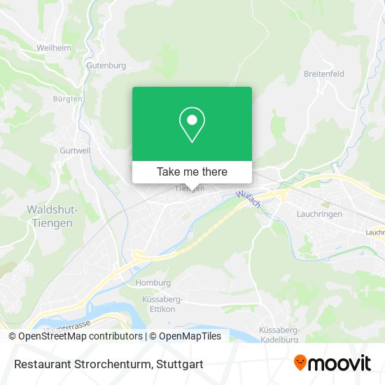 Restaurant Strorchenturm map