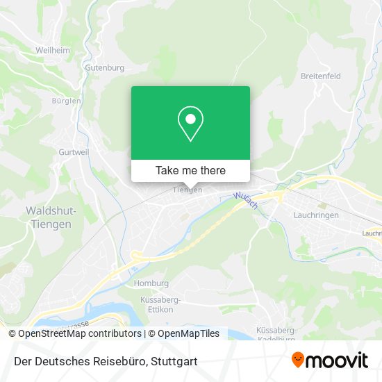 Der Deutsches Reisebüro map