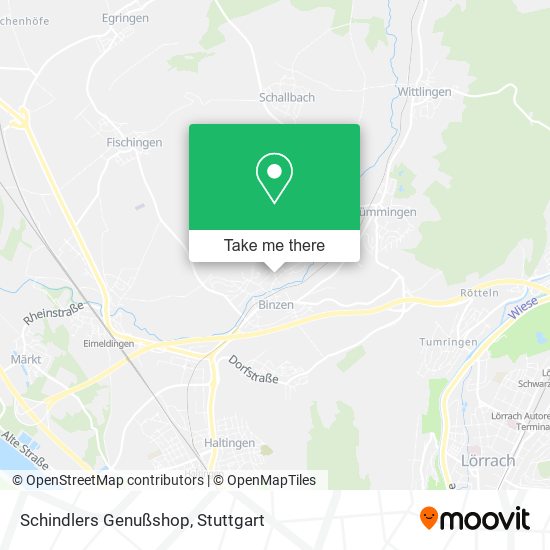 Schindlers Genußshop map