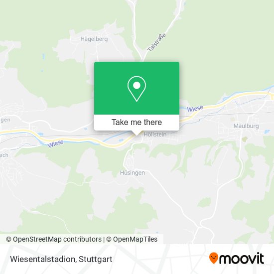 Wiesentalstadion map