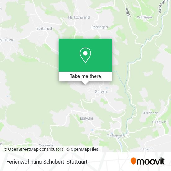 Ferienwohnung Schubert map