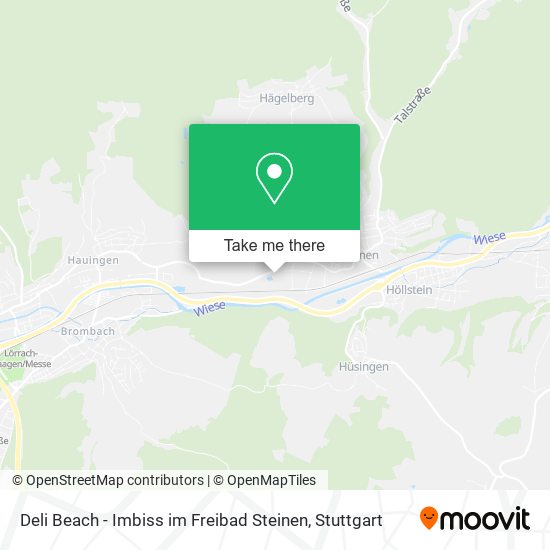 Deli Beach - Imbiss im Freibad Steinen map