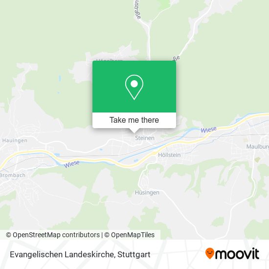 Evangelischen Landeskirche map