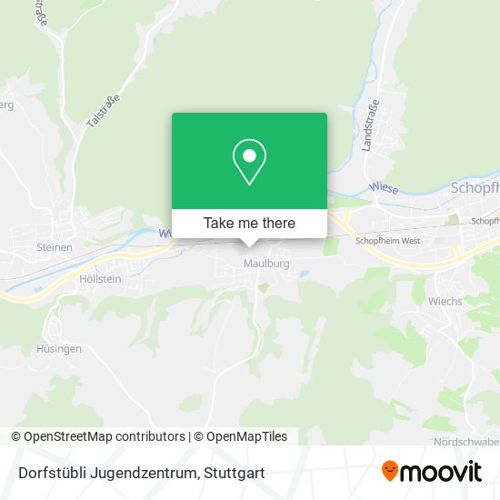 Dorfstübli Jugendzentrum map