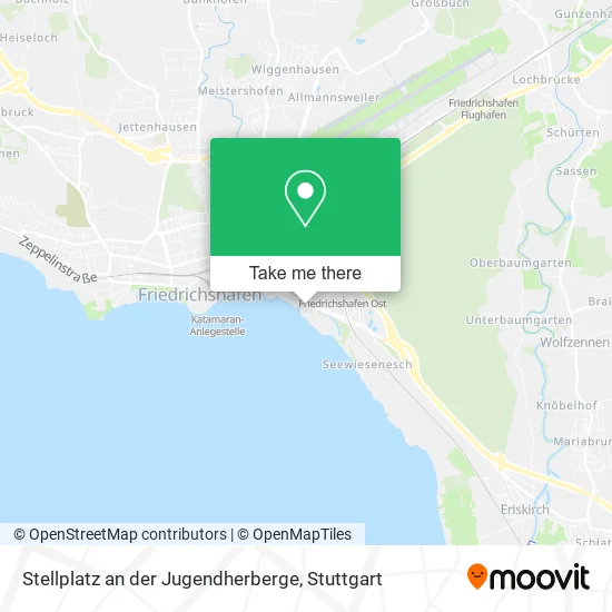 Карта Stellplatz an der Jugendherberge