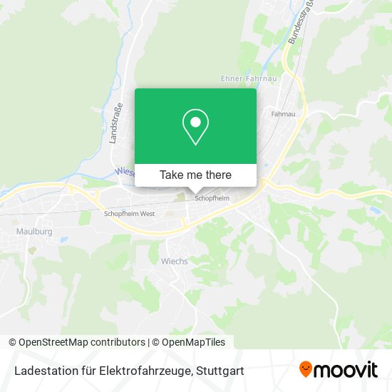 Ladestation für Elektrofahrzeuge map