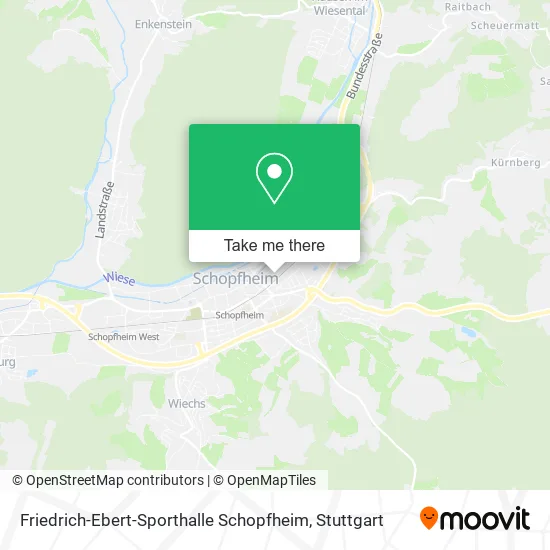 Карта Friedrich-Ebert-Sporthalle Schopfheim