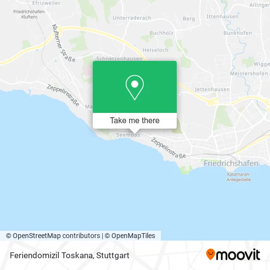 Карта Feriendomizil Toskana