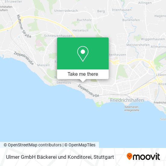 Ulmer GmbH Bäckerei und Konditorei map