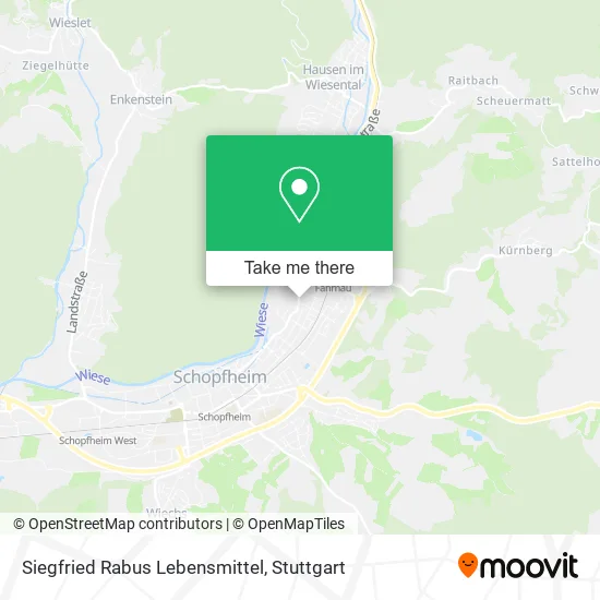 Карта Siegfried Rabus Lebensmittel