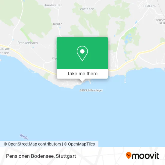 Карта Pensionen Bodensee