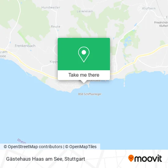 Карта Gästehaus Haas am See