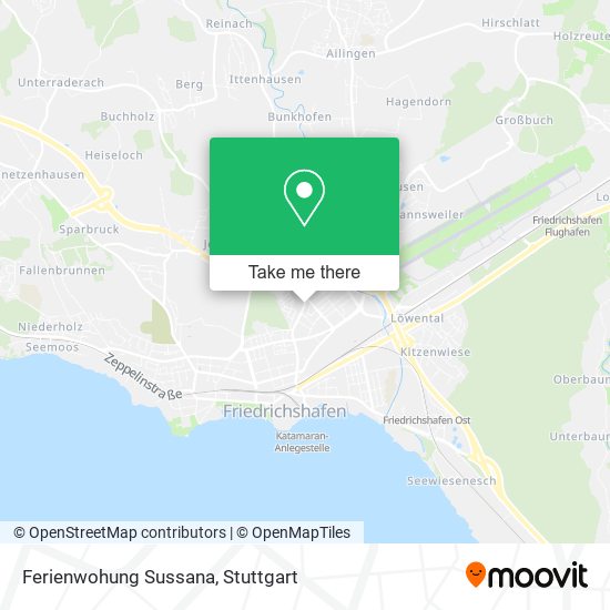 Ferienwohung Sussana map