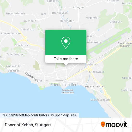 Карта Döner of Kebab