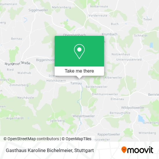 Gasthaus Karoline Bichelmeier map