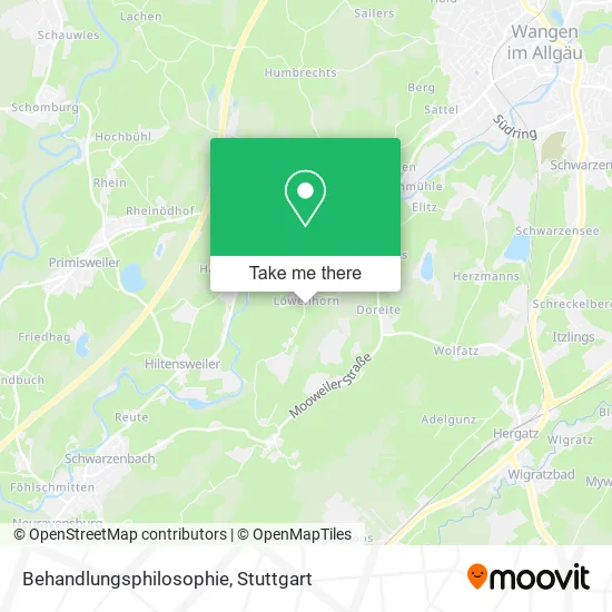 Карта Behandlungsphilosophie