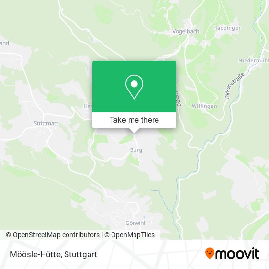 Möösle-Hütte map