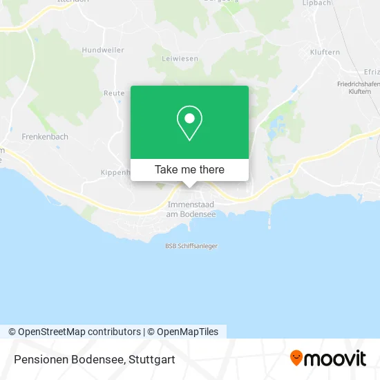 Карта Pensionen Bodensee