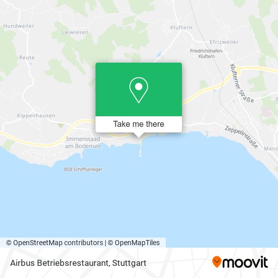 Airbus Betriebsrestaurant map