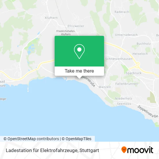 Карта Ladestation für Elektrofahrzeuge