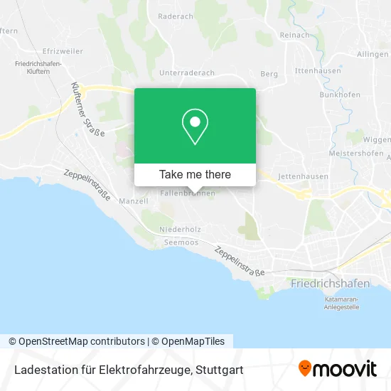 Ladestation für Elektrofahrzeuge map