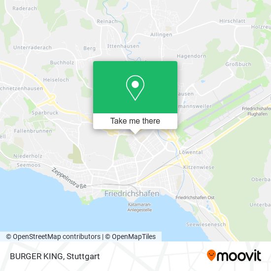 BURGER KING map