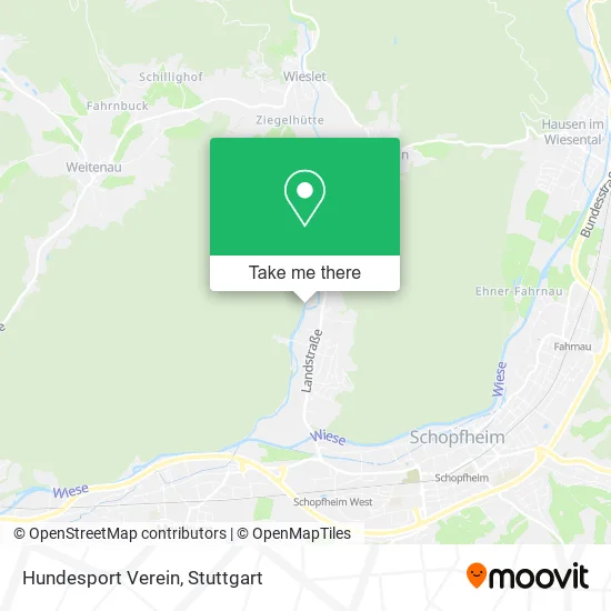 Карта Hundesport Verein