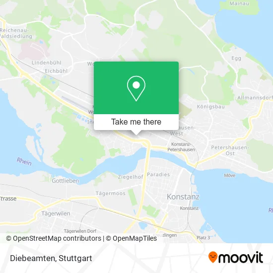 Карта Diebeamten