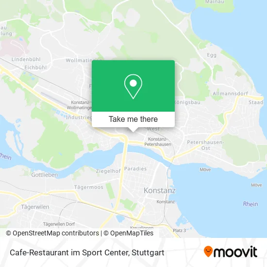 Карта Cafe-Restaurant im Sport Center