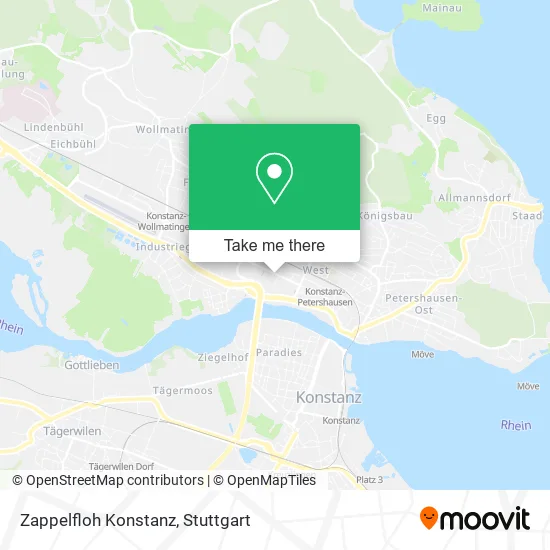 Карта Zappelfloh Konstanz