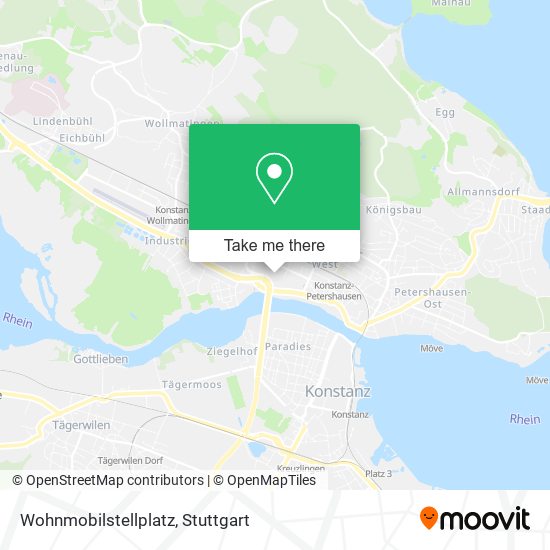 Карта Wohnmobilstellplatz