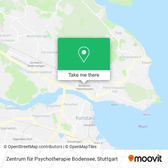 Карта Zentrum für Psychotherapie Bodensee