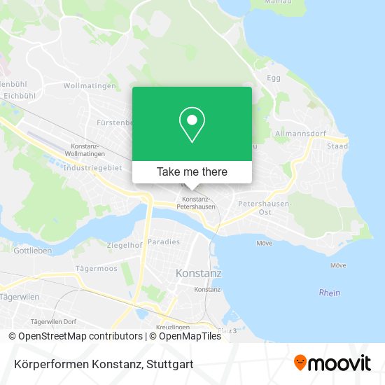 Körperformen Konstanz map