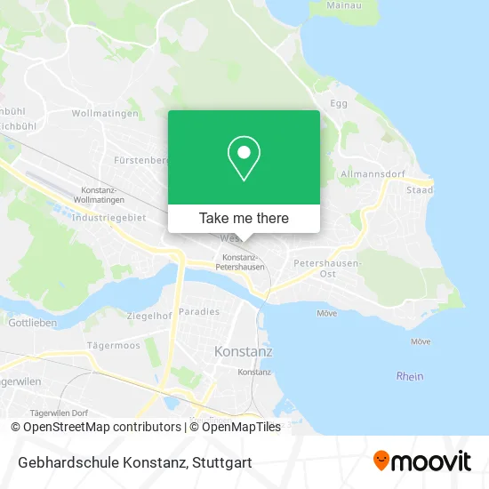 Карта Gebhardschule Konstanz