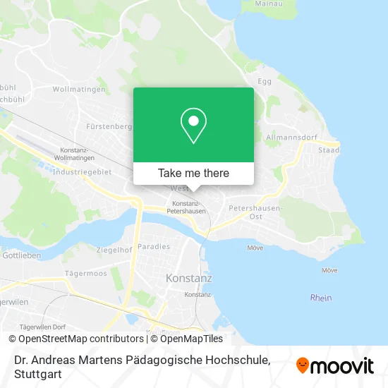 Карта Dr. Andreas Martens Pädagogische Hochschule