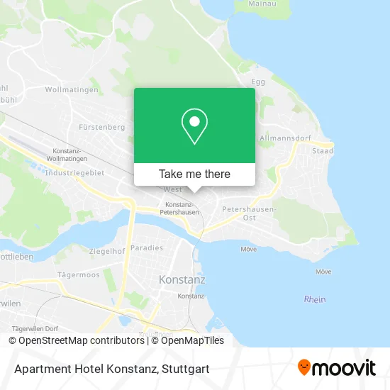 Карта Apartment Hotel Konstanz