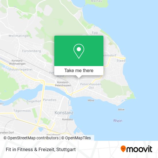 Карта Fit in Fitness & Freizeit