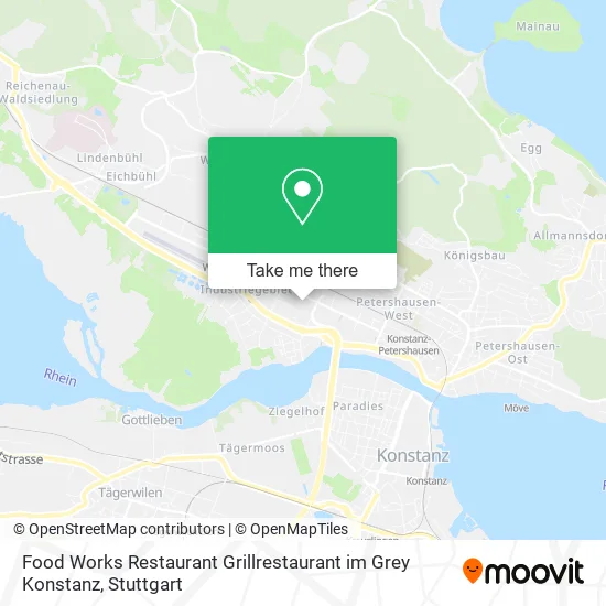 Карта Food Works Restaurant Grillrestaurant im Grey Konstanz