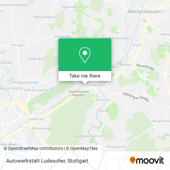 Карта Autowerkstatt Ludescher