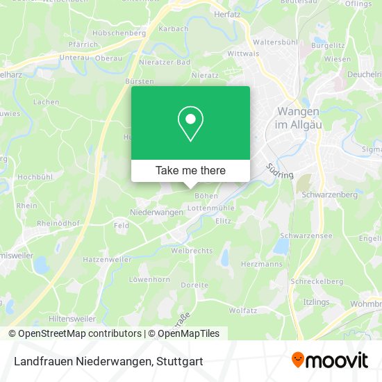 Landfrauen Niederwangen map