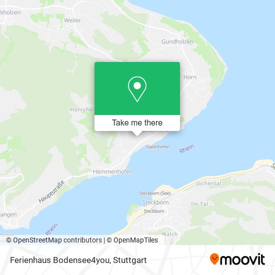 Ferienhaus Bodensee4you map