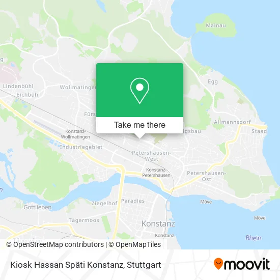 Карта Kiosk Hassan Späti Konstanz