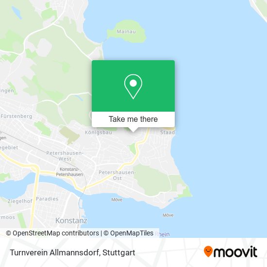 Turnverein Allmannsdorf map