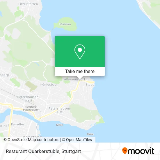 Карта Resturant Quarkerstüble