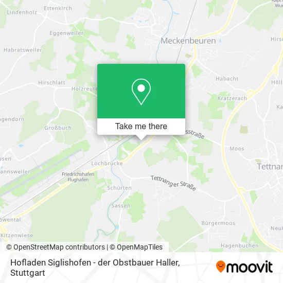 Карта Hofladen Siglishofen - der Obstbauer Haller