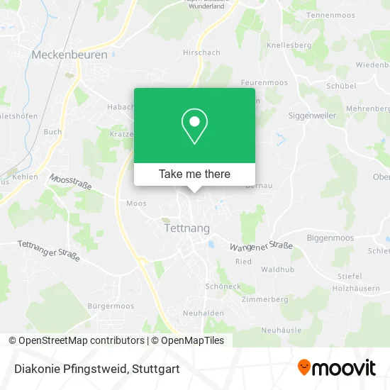 Карта Diakonie Pfingstweid